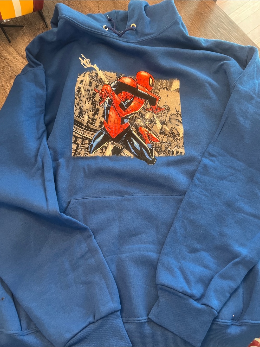 Marvel Blue Spider-Man Zip-Up Sweater